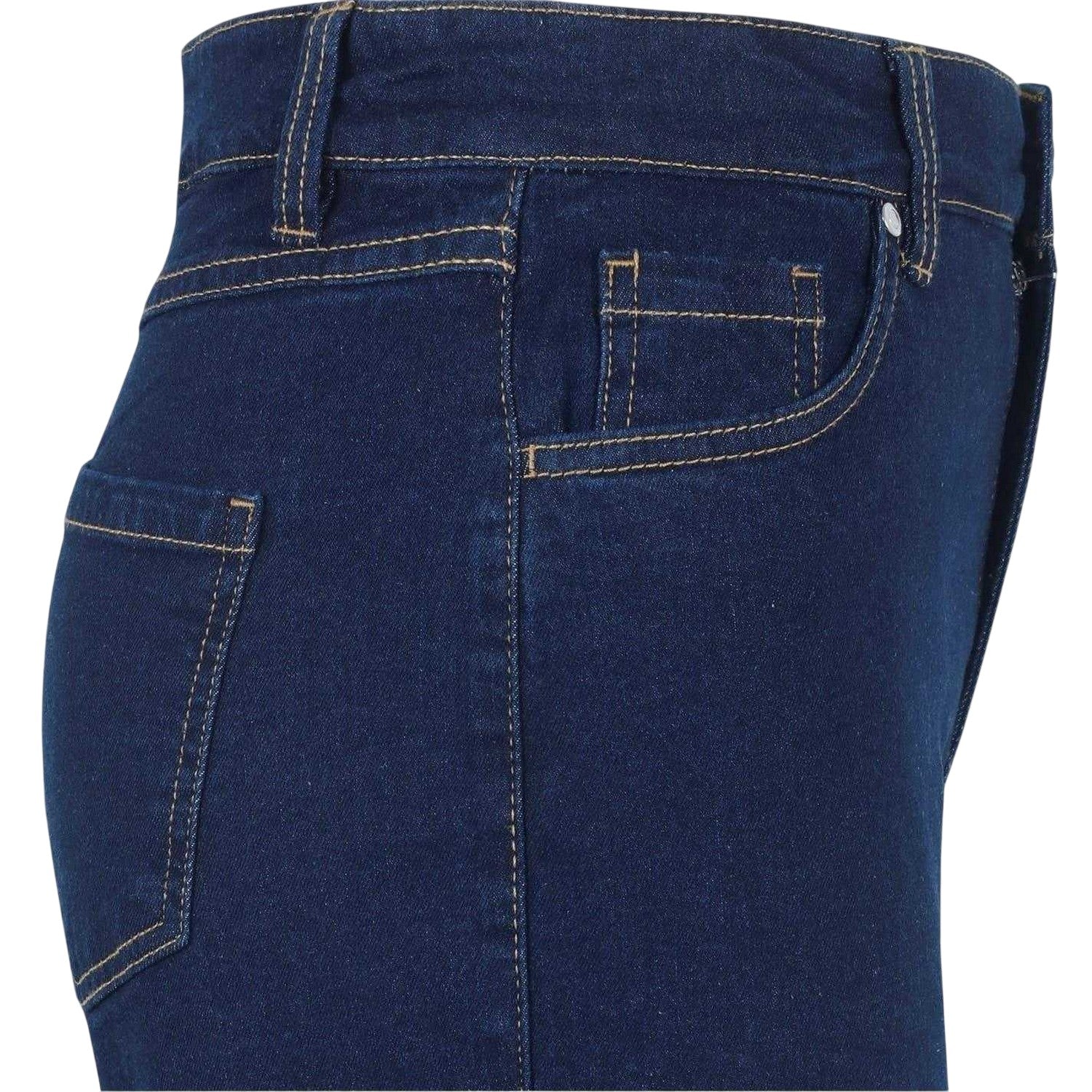 Dark Wash - Lifestyle - Be You Womens-Ladies Denim Jean Shorts