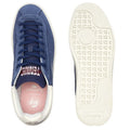 Blue - Lifestyle - Lacoste Mens Lineshot Logo Leather Trainers