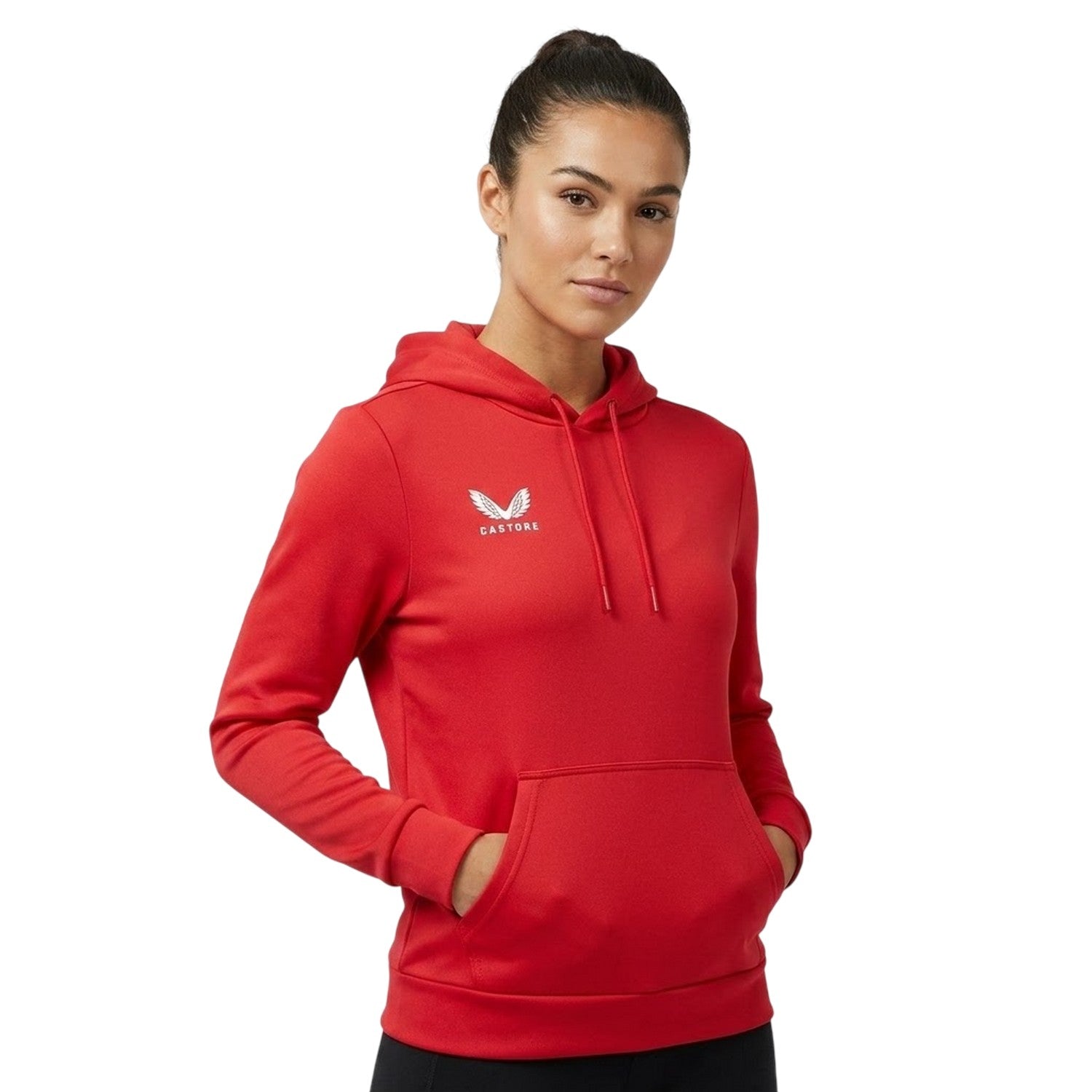 True Red - Lifestyle - Castore Womens-Ladies Scuba Pullover Hoodie