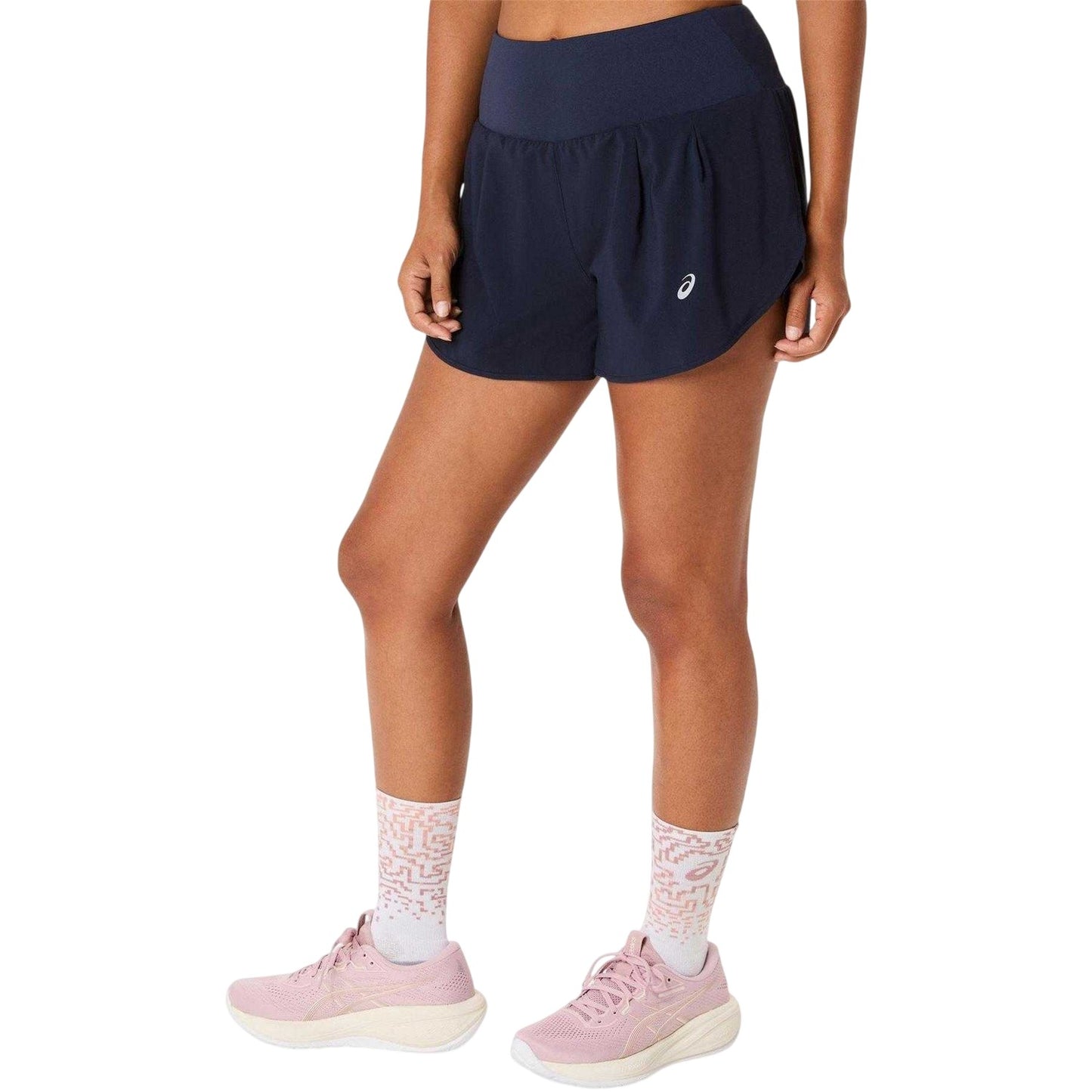 Midnight - Front - Asics Womens-Ladies Running Shorts