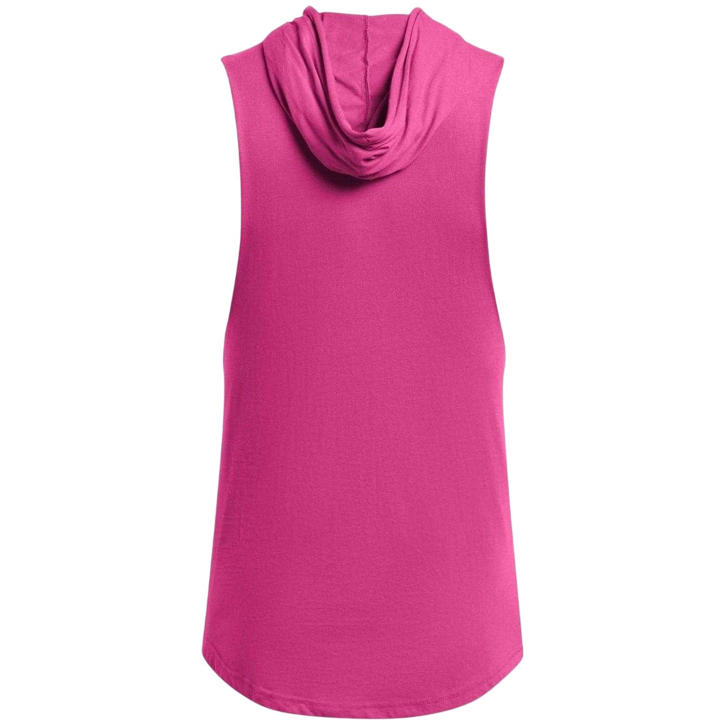 Pink - Back - Under Armour Mens Project Rock Graphic Print Sleeveless Hoodie