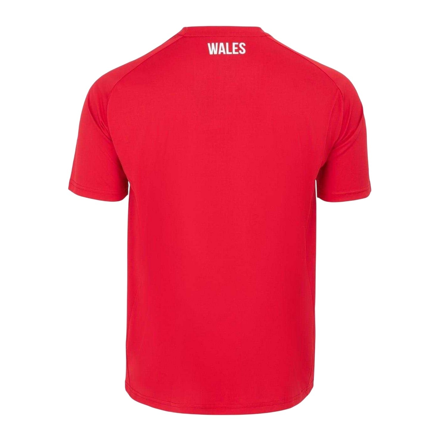 Red - Back - KooGa Mens Wales RU Jersey Regular T-Shirt