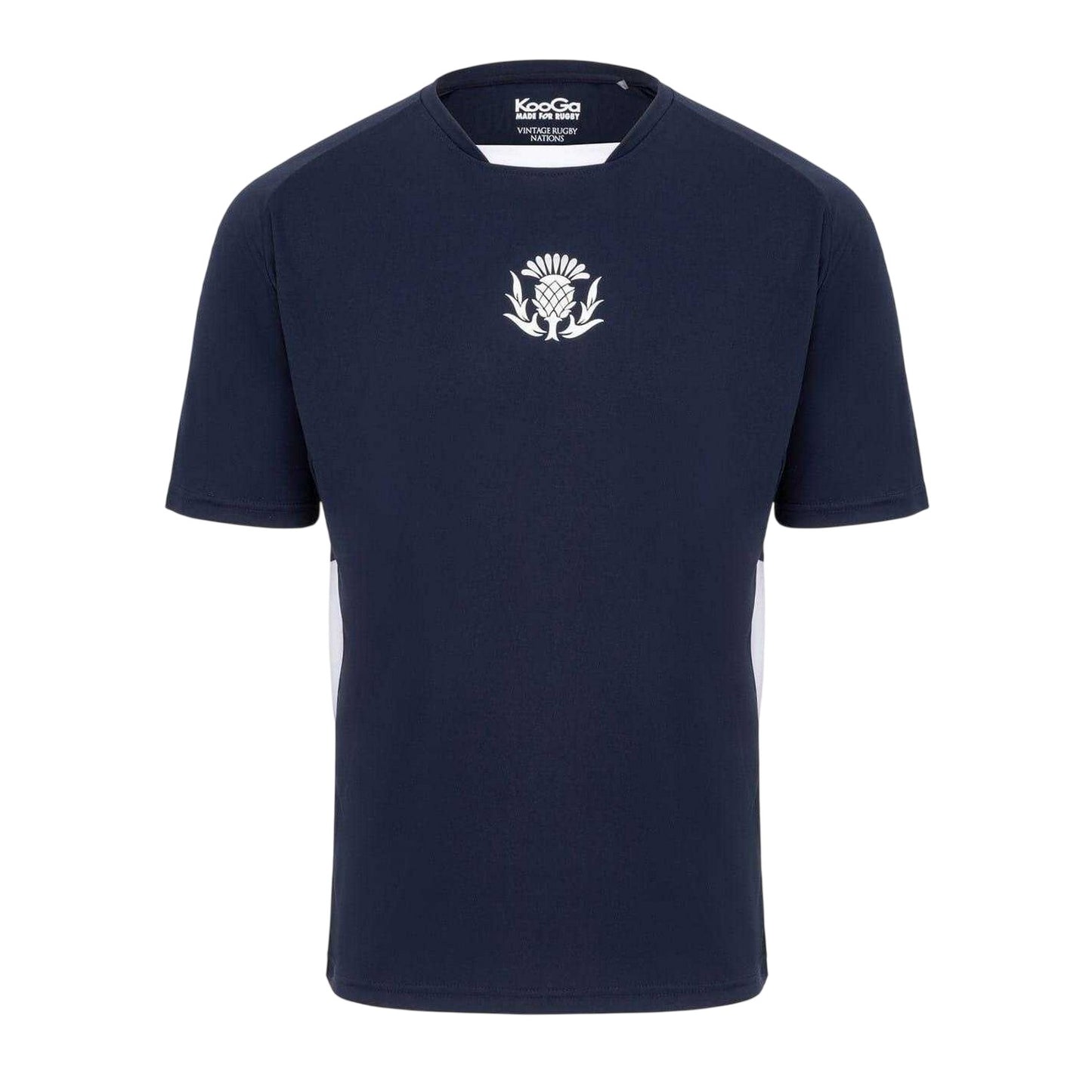 Royal Blue - Front - KooGa Mens Scotland Scotland RU Jersey Crew Neck Regular T-Shirt