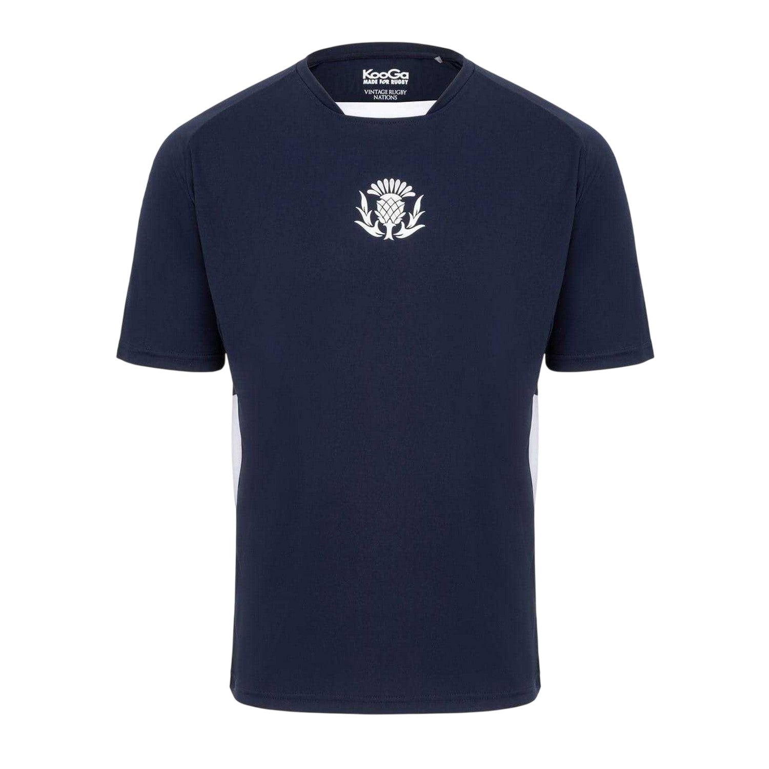 Royal Blue - Front - KooGa Mens Scotland Scotland RU Jersey Crew Neck Regular T-Shirt