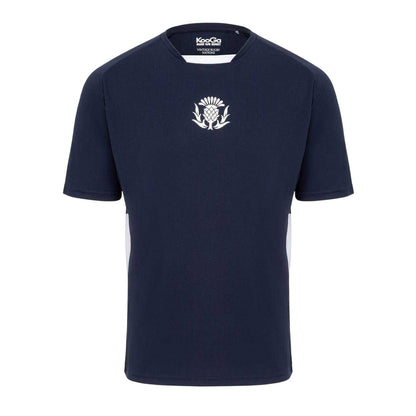Royal Blue - Front - KooGa Mens Scotland Scotland RU Jersey Crew Neck Regular T-Shirt