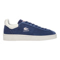 Blue - Side - Lacoste Mens Lineshot Logo Leather Trainers