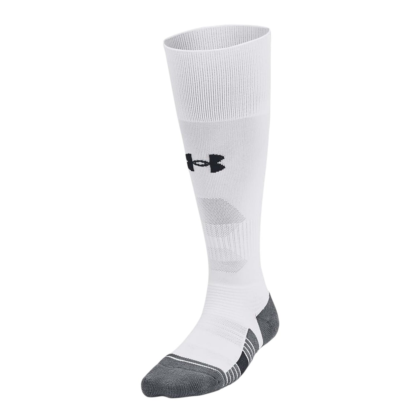 White-Grey-Black - Front - Under Armour Unisex Adult Football Socks