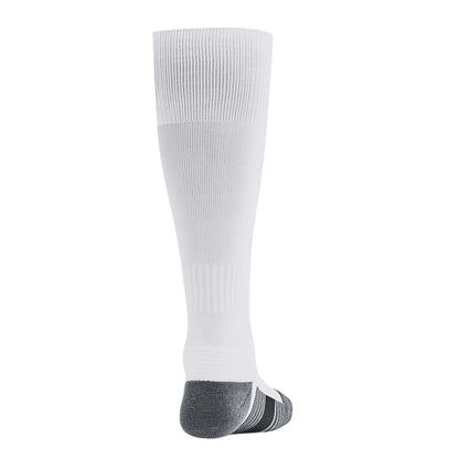 White-Grey-Black - Back - Under Armour Unisex Adult Football Socks