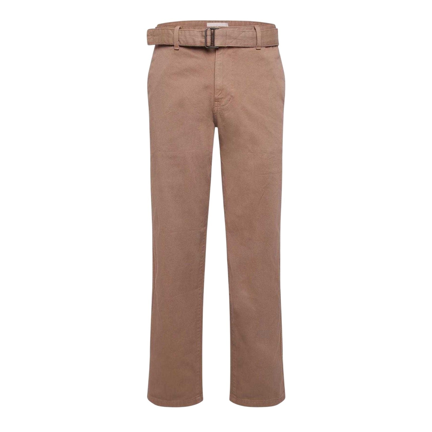 Beige - Front - Jack And Jones Mens Ridge Belted Chinos