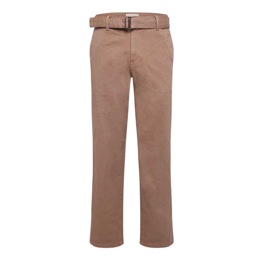 Beige - Front - Jack And Jones Mens Ridge Belted Chinos