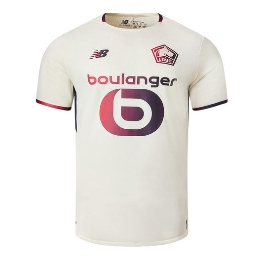 Black - Front - New Balance Mens Lille 25-26 Away Jersey