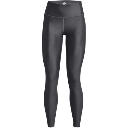 Pitch Grey - Front - Under Armour Womens-Ladies HeatGear Branded Leggings