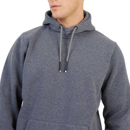 Charcoal Marl - Side - Brave Soul Mens Pullover Hoodie
