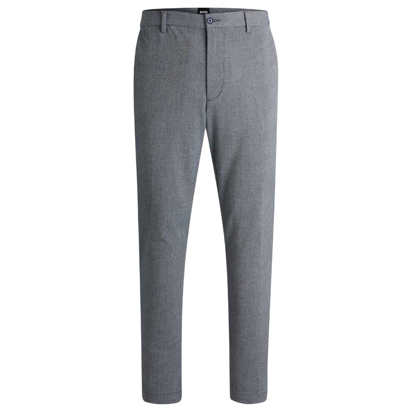 Dark Blue - Front - Boss Mens Kane Chinos