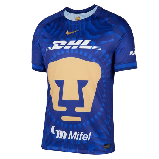 Blue-Gold - Front - Puma Mens Unam 25-26 Away Jersey