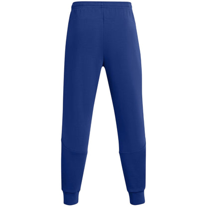 Tech Blue-Black - Back - Under Armour Mens Unstoppable Sport Joggers