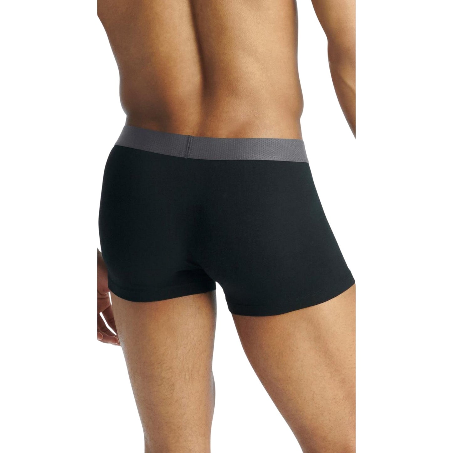 Black - Back - Adidas Mens Active Flex Boxer Briefs (Pack of 2)