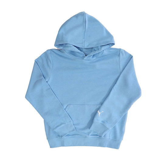 Blue - Front - Puma Childrens-Kids Relaxed Fit Hoodie