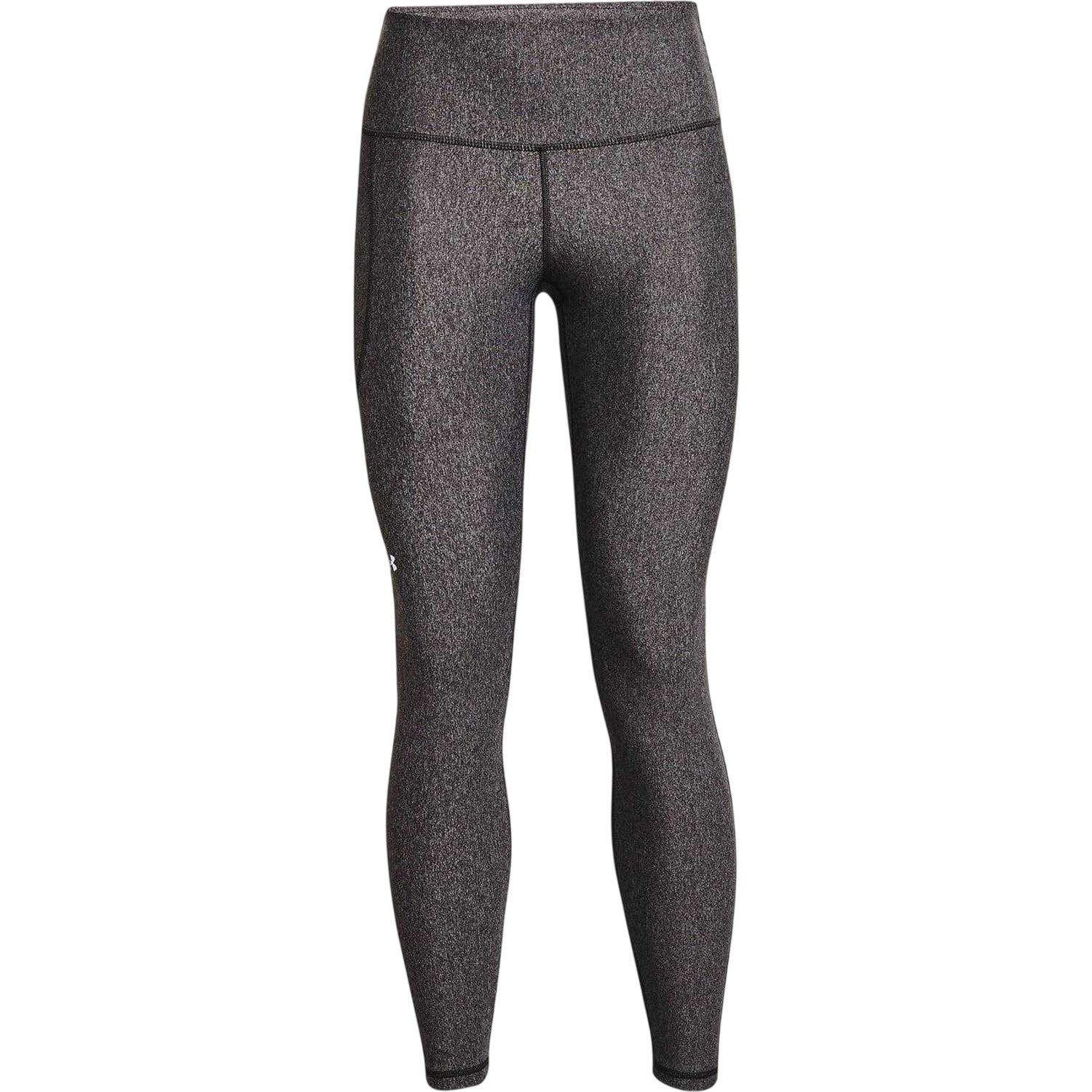 Light Charcoal Heather - Front - Under Armour Womens-Ladies Performance HeatGear Tights