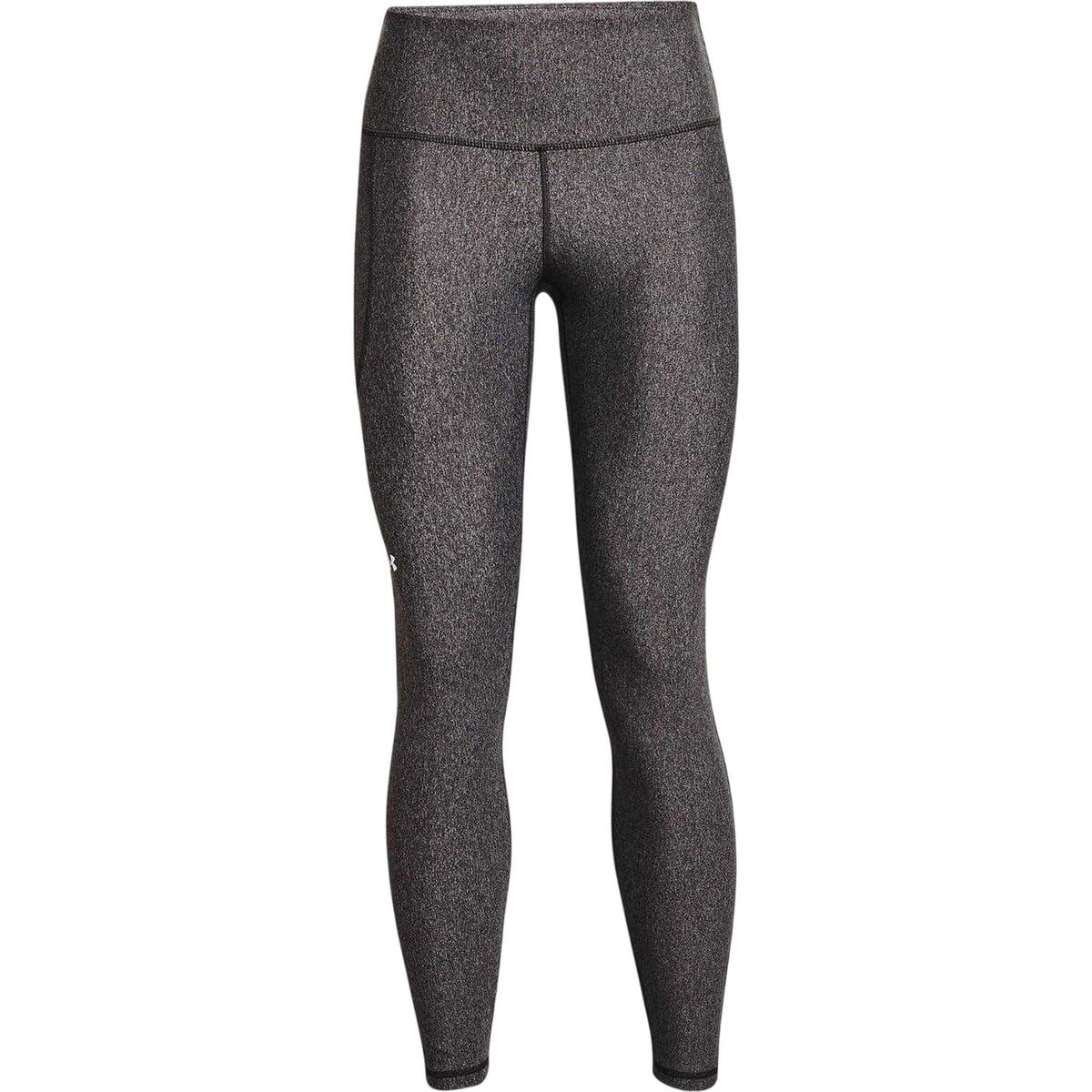 Light Charcoal Heather - Front - Under Armour Womens-Ladies Performance HeatGear Tights