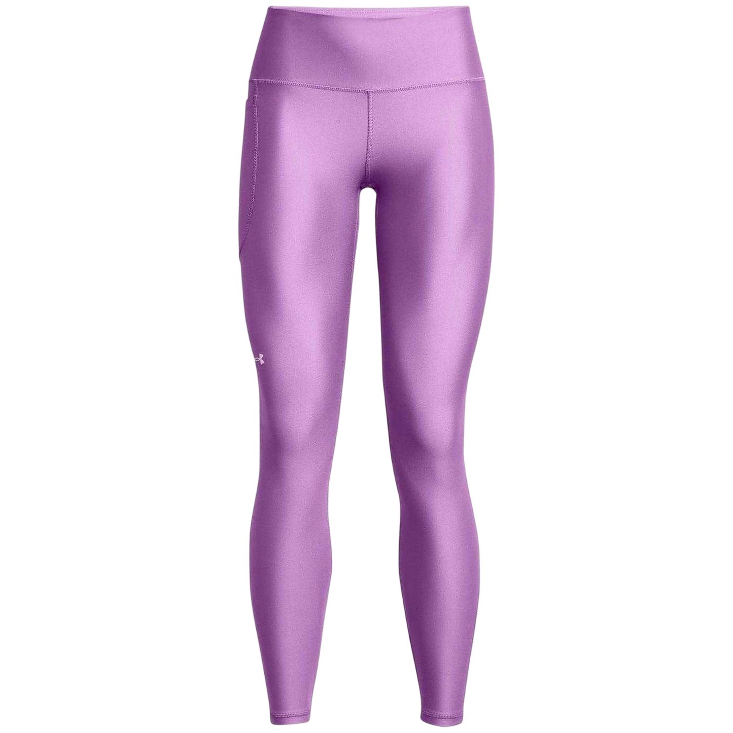 Purple - Front - Under Armour Womens-Ladies Performance HeatGear Tights