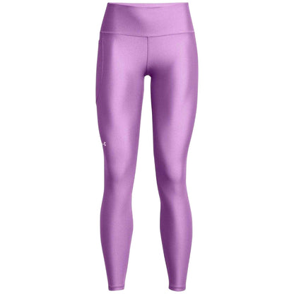 Purple - Front - Under Armour Womens-Ladies Performance HeatGear Tights