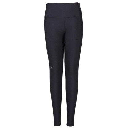 Black - Front - Under Armour Womens-Ladies Performance HeatGear Tights