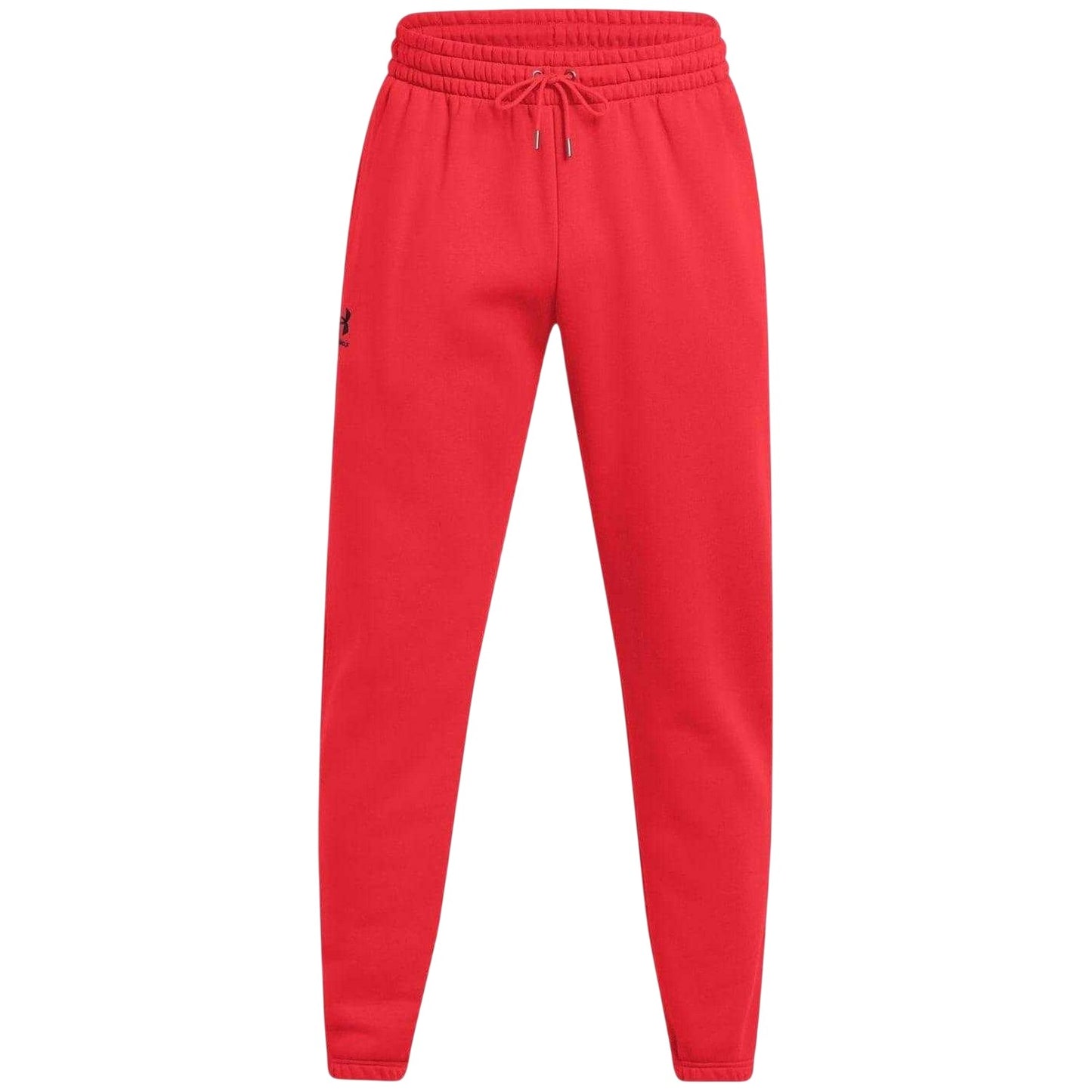Red-Black - Front - Under Armour Mens Essential Fleece Joggers