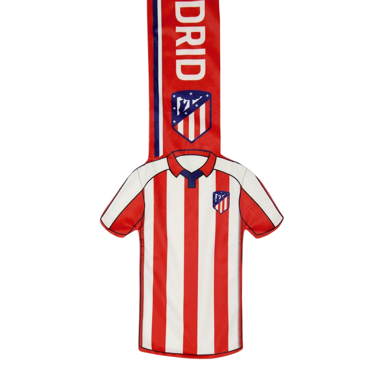 Red Print - Back - Atletico Madrid FC Jersey Logo Football Scarf