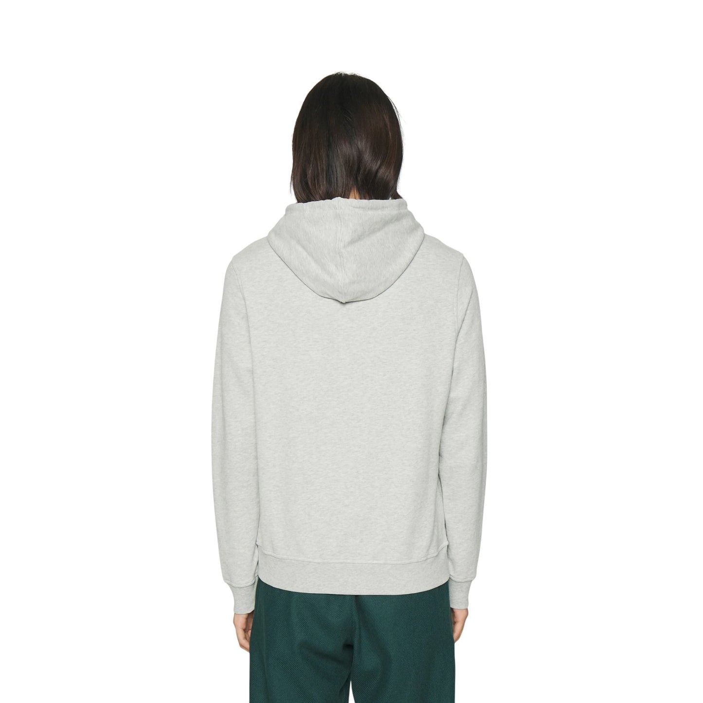 Grey - Back - Belstaff Mens Cotton Drawstring Hoodie