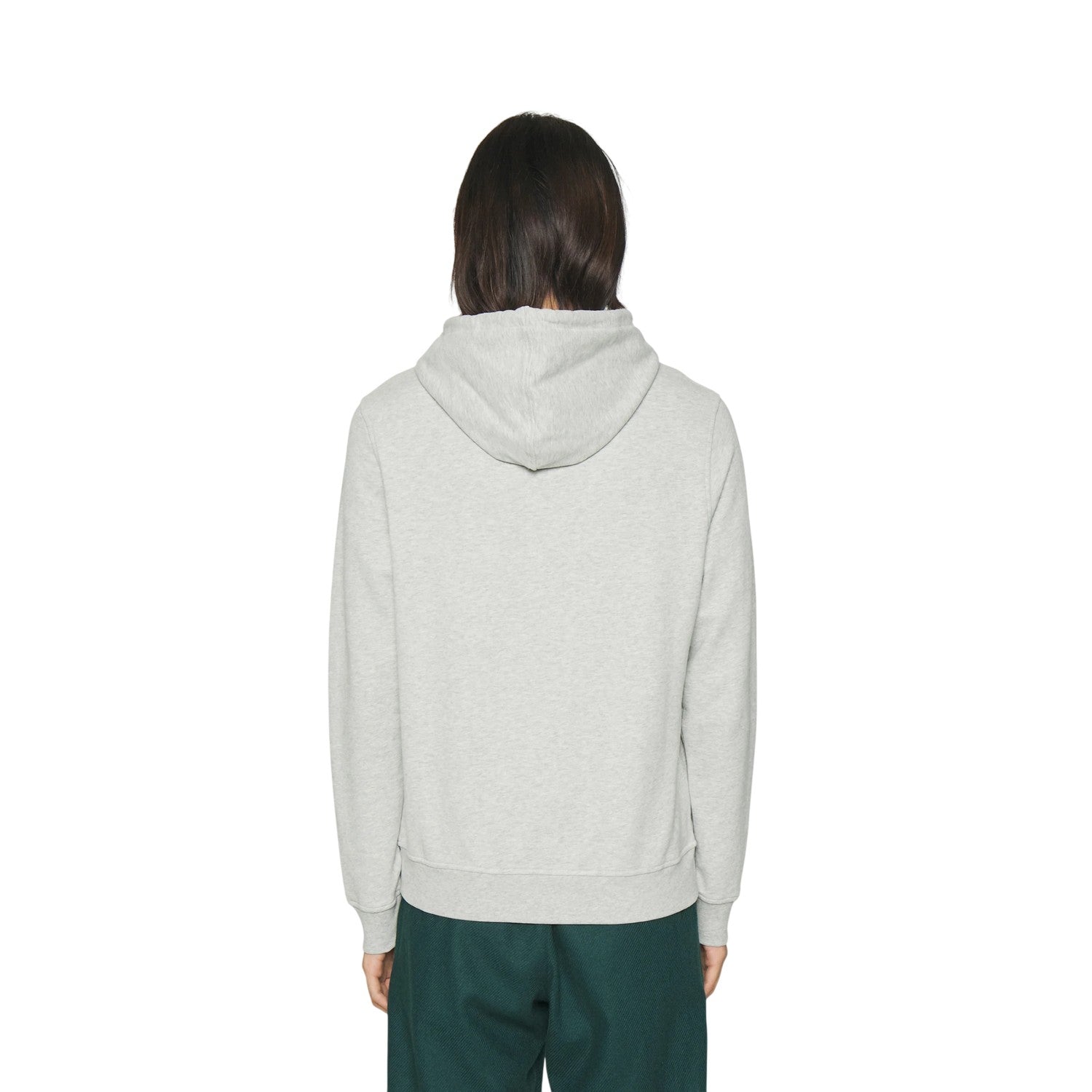 Grey - Back - Belstaff Mens Cotton Drawstring Hoodie