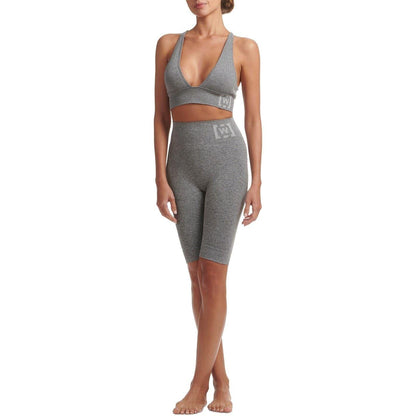 Grey - Lifestyle - Wolford Womens-Ladies Athleisure Shaping Cycling Shorts