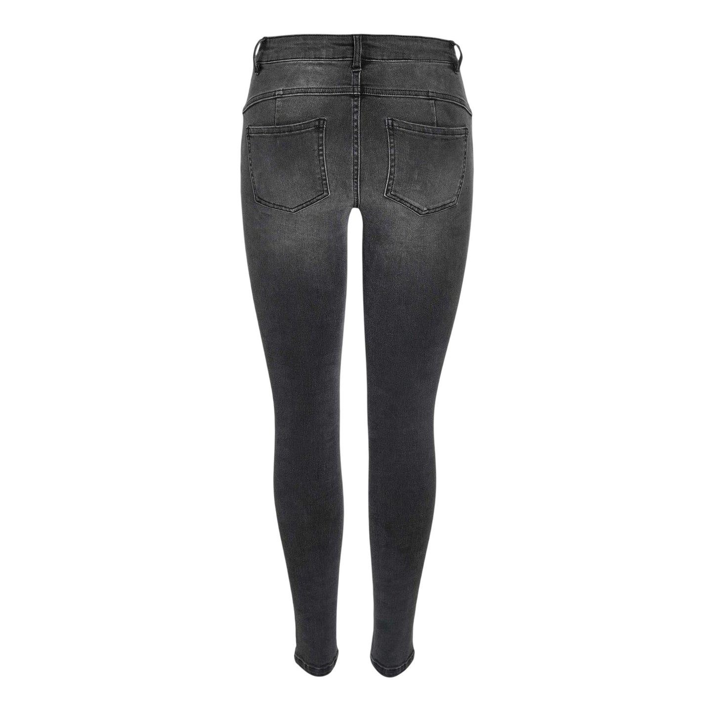 Dark Grey - Back - Noisy May Womens-Ladies 5 Pockets Skinny Jeans