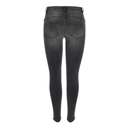 Dark Grey - Back - Noisy May Womens-Ladies 5 Pockets Skinny Jeans