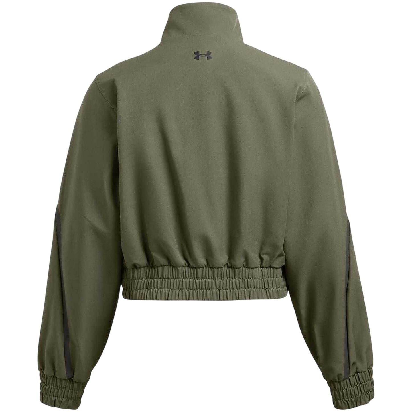 Green - Back - Under Armour Womens-Ladies Funnel Neck Long-Sleeved Top