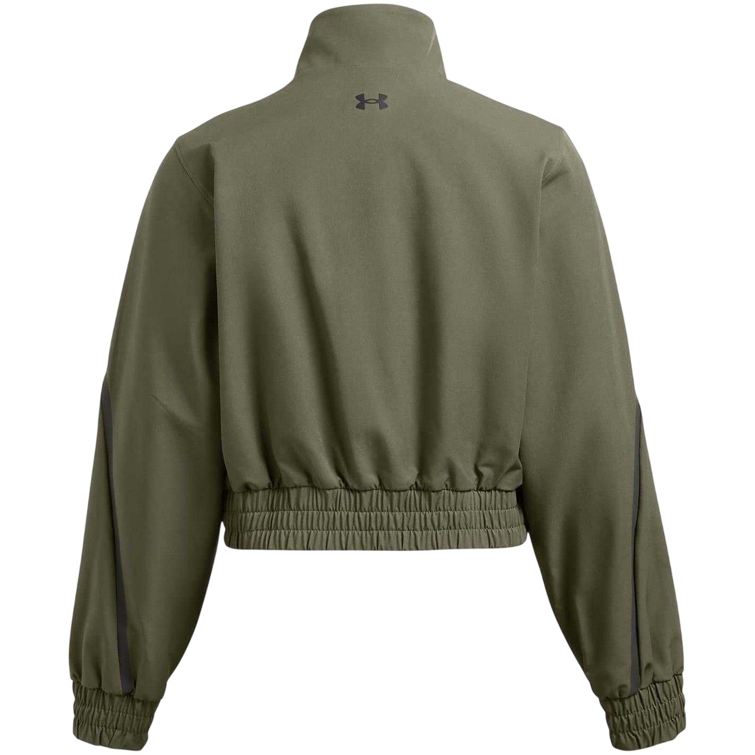 Green - Back - Under Armour Womens-Ladies Funnel Neck Long-Sleeved Top