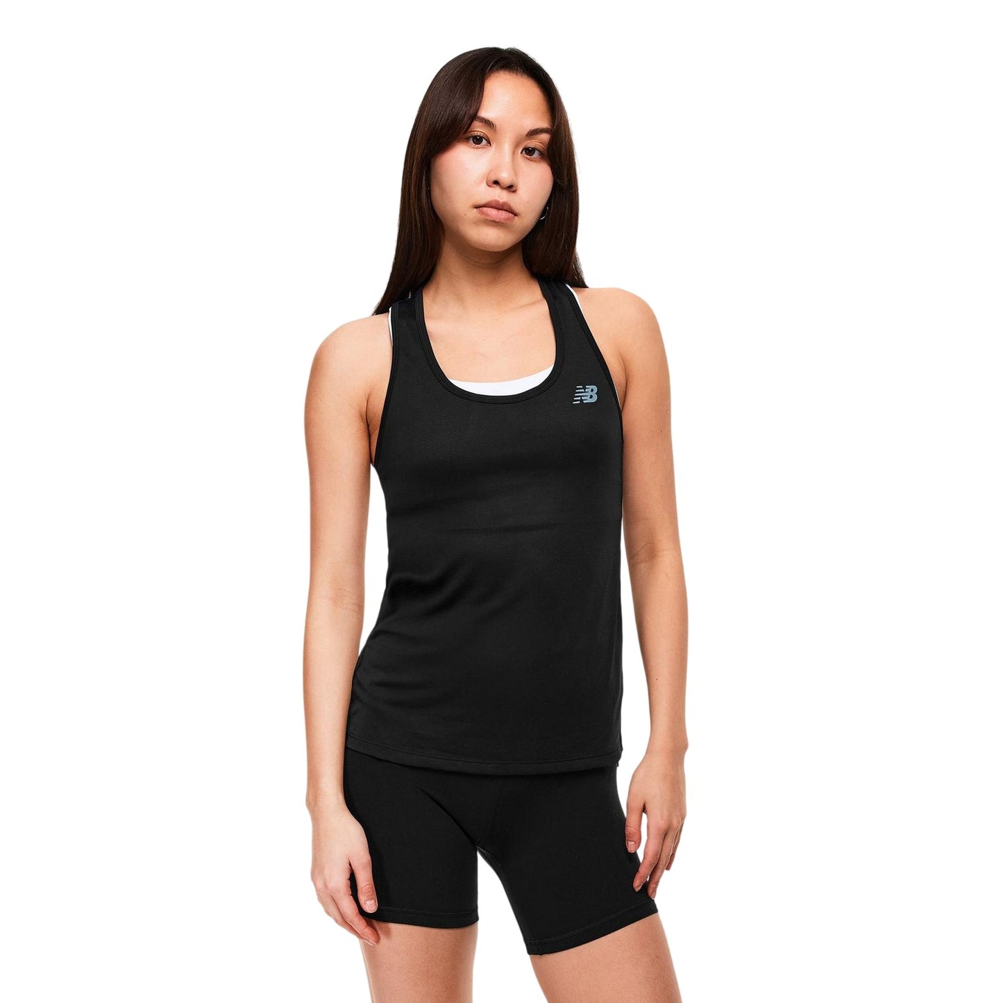 Black - Side - New Balance Womens-Ladies Running Tank Top
