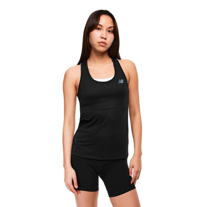 Black - Side - New Balance Womens-Ladies Running Tank Top