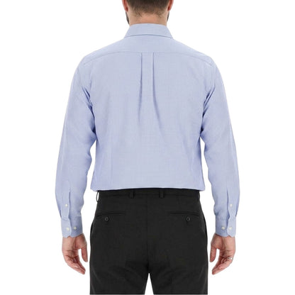 Blue - Back - Scotch And Soda Mens Collared Long-Sleeved Shirt