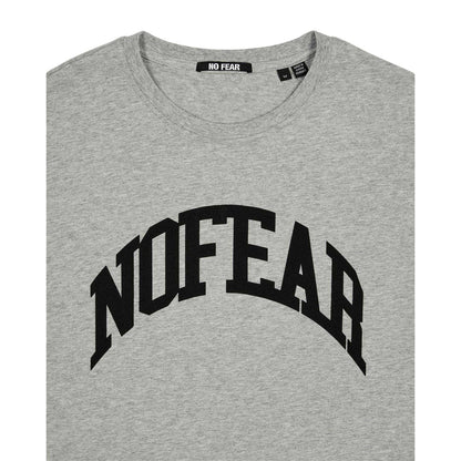 Grey - Side - No Fear Mens Large Logo T-Shirt