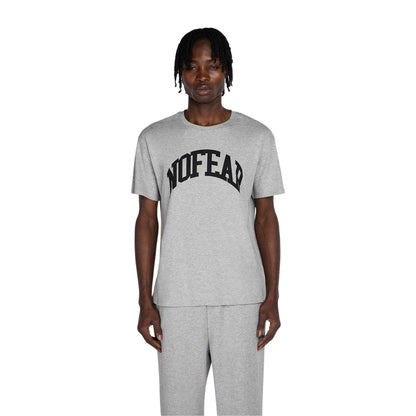 Grey - Lifestyle - No Fear Mens Large Logo T-Shirt