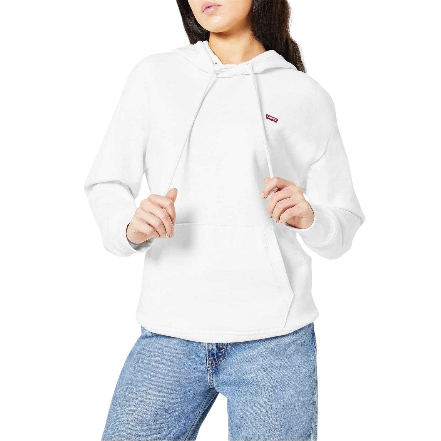 Cloud Dancer - Side - Levis Womens-Ladies Everyday Hoodie