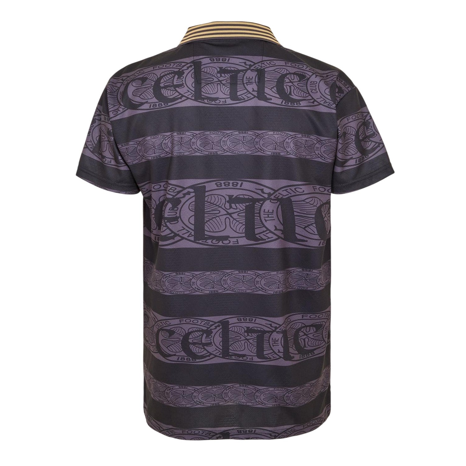 Black-Gold - Back - Celtic FC Mens Team Football Shirt