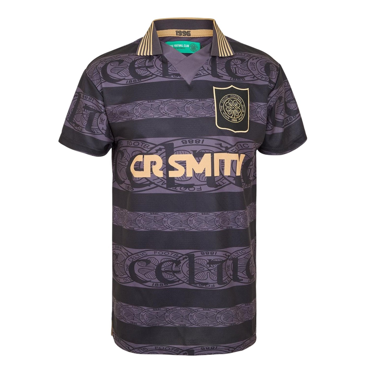 Black-Gold - Front - Celtic FC Mens Team Football Shirt