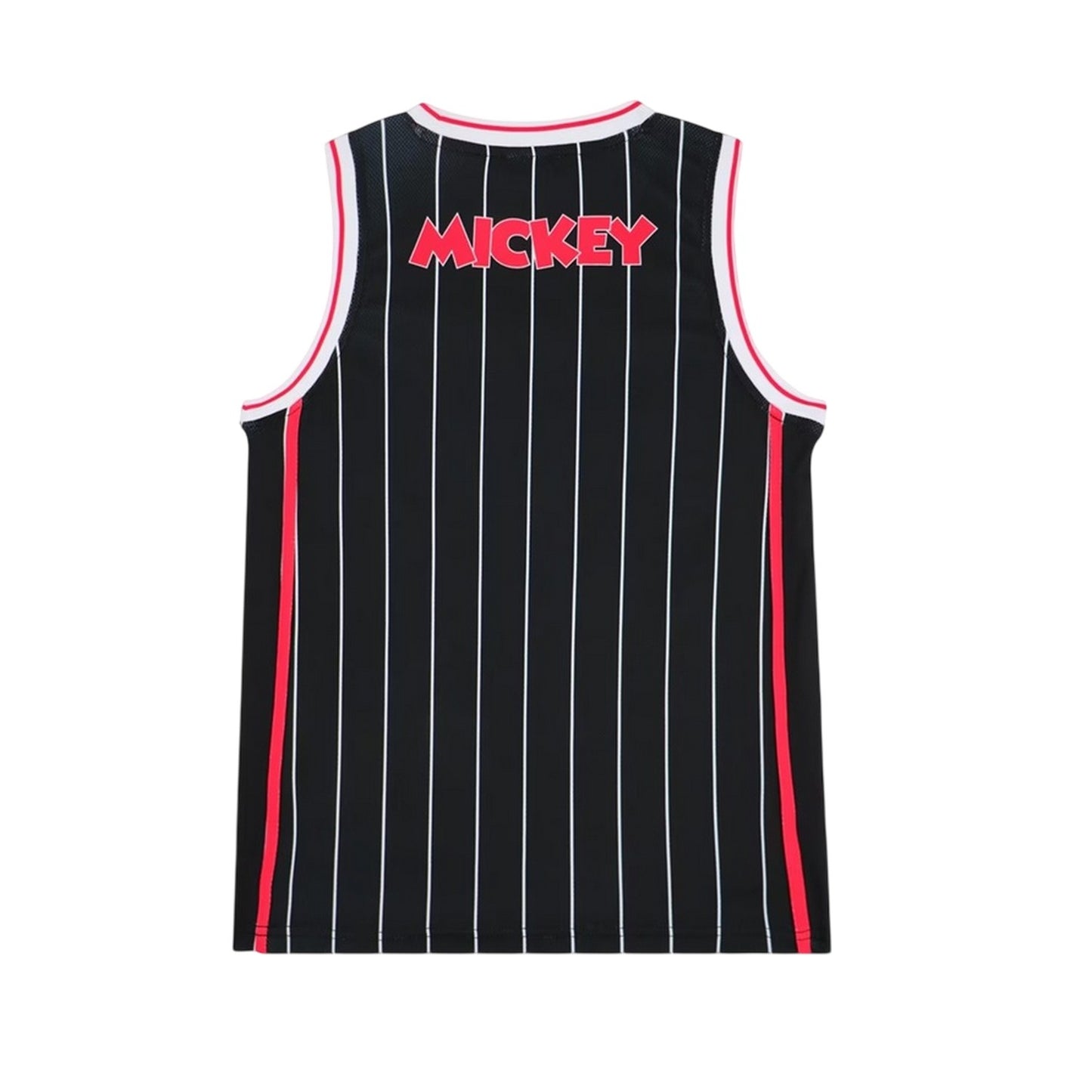 Black - Back - Mickey Mouse Childrens-Kids Basketball Top & Bottom Set