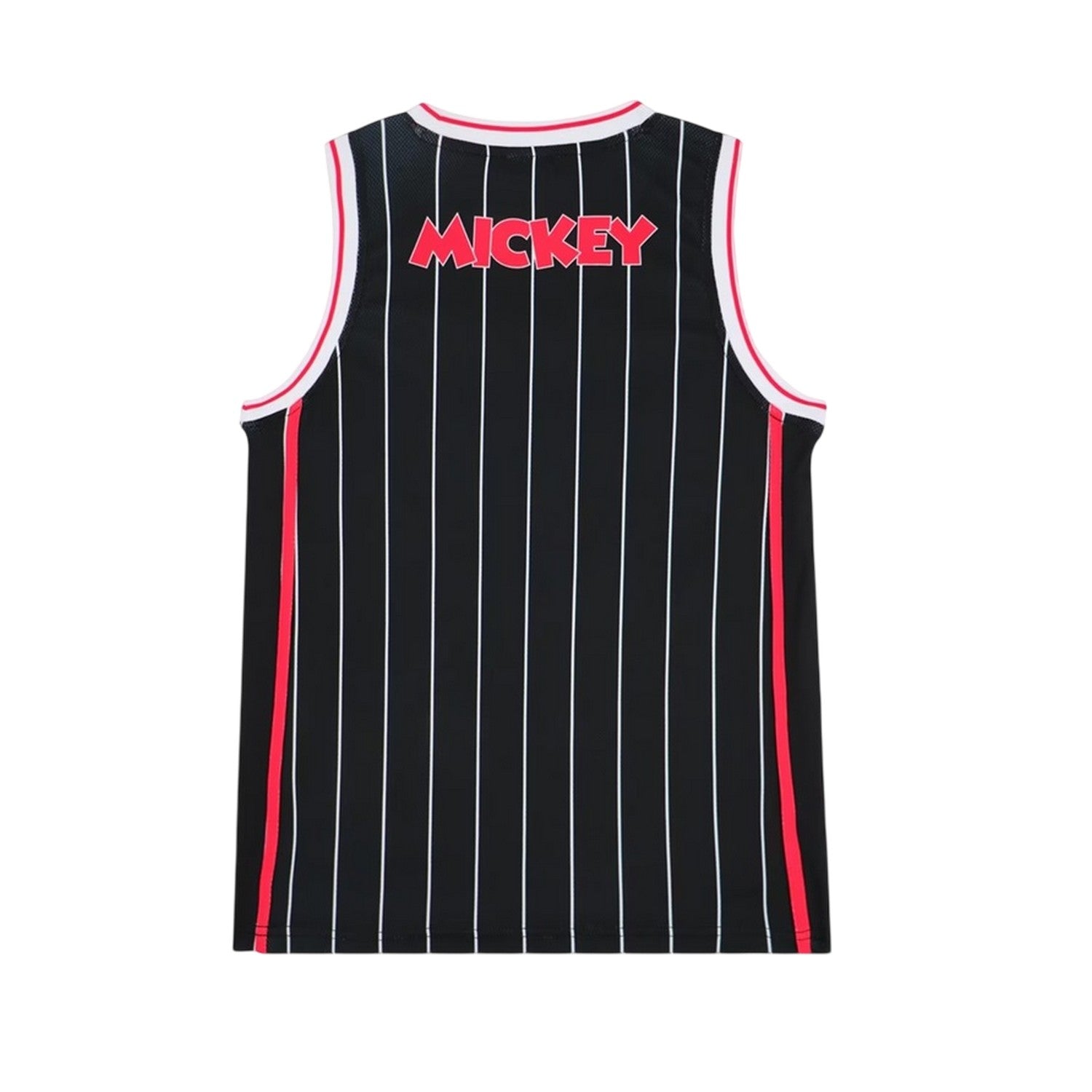 Black - Back - Mickey Mouse Childrens-Kids Basketball Top & Bottom Set