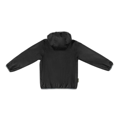 Black - Back - Gelert Childrens-Kids Hooded Jacket