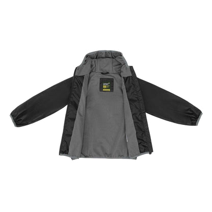 Black - Side - Gelert Childrens-Kids Hooded Jacket
