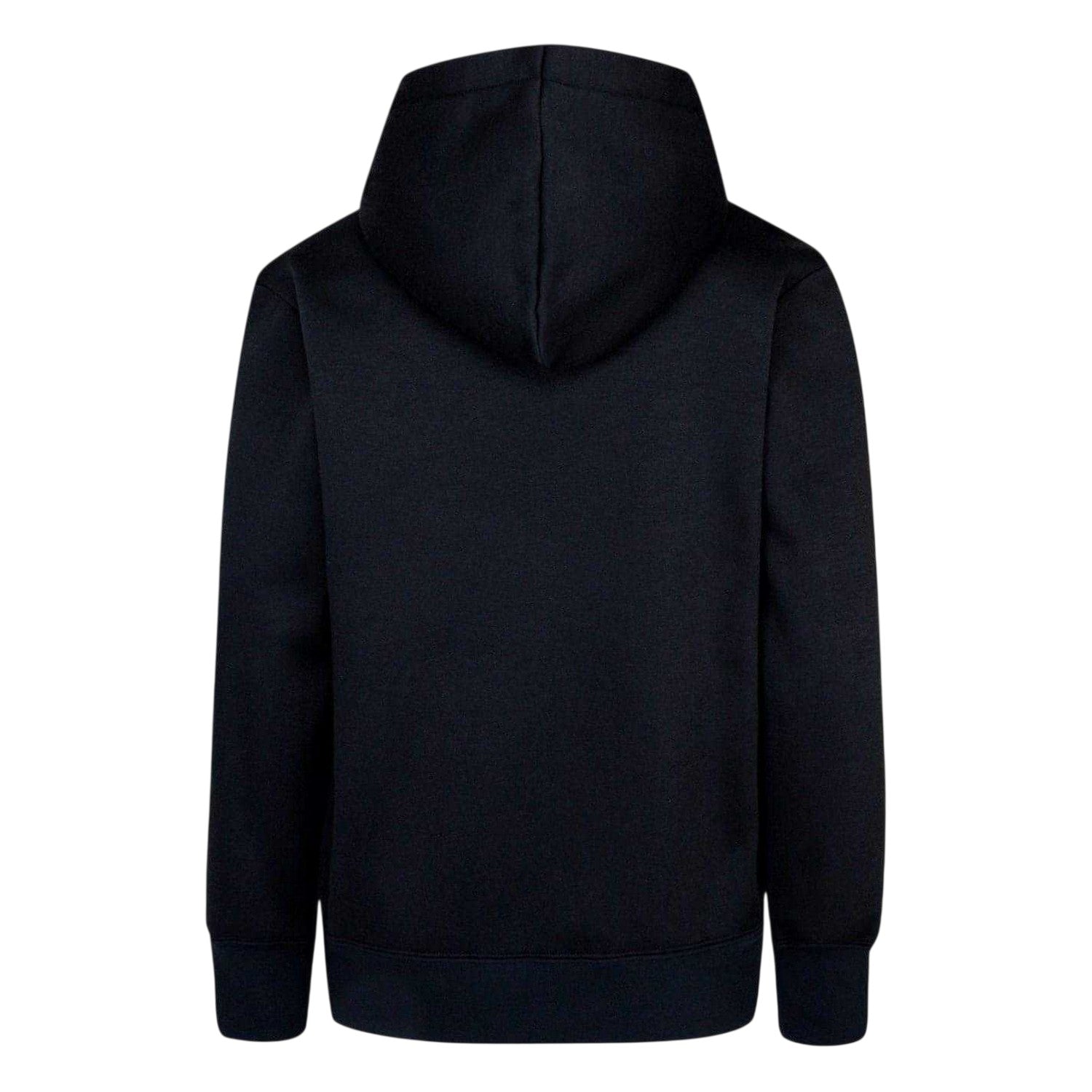 Black - Back - Nike Childrens-Kids Air Jordan Jumpman Hooded Pullover Hoodie