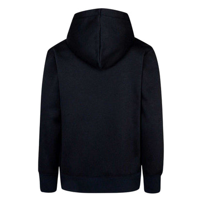 Black - Back - Nike Childrens-Kids Air Jordan Jumpman Hooded Pullover Hoodie